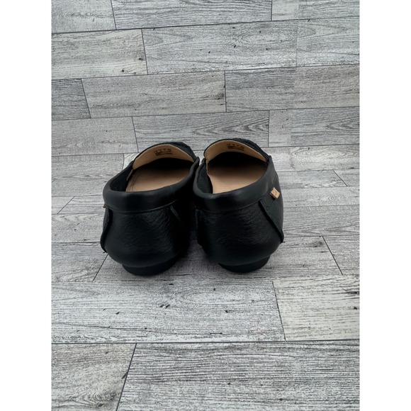 Clarks Black Leather Driving Moccasins Loafers Women US 9 EU 40 - Picture 6 of 11